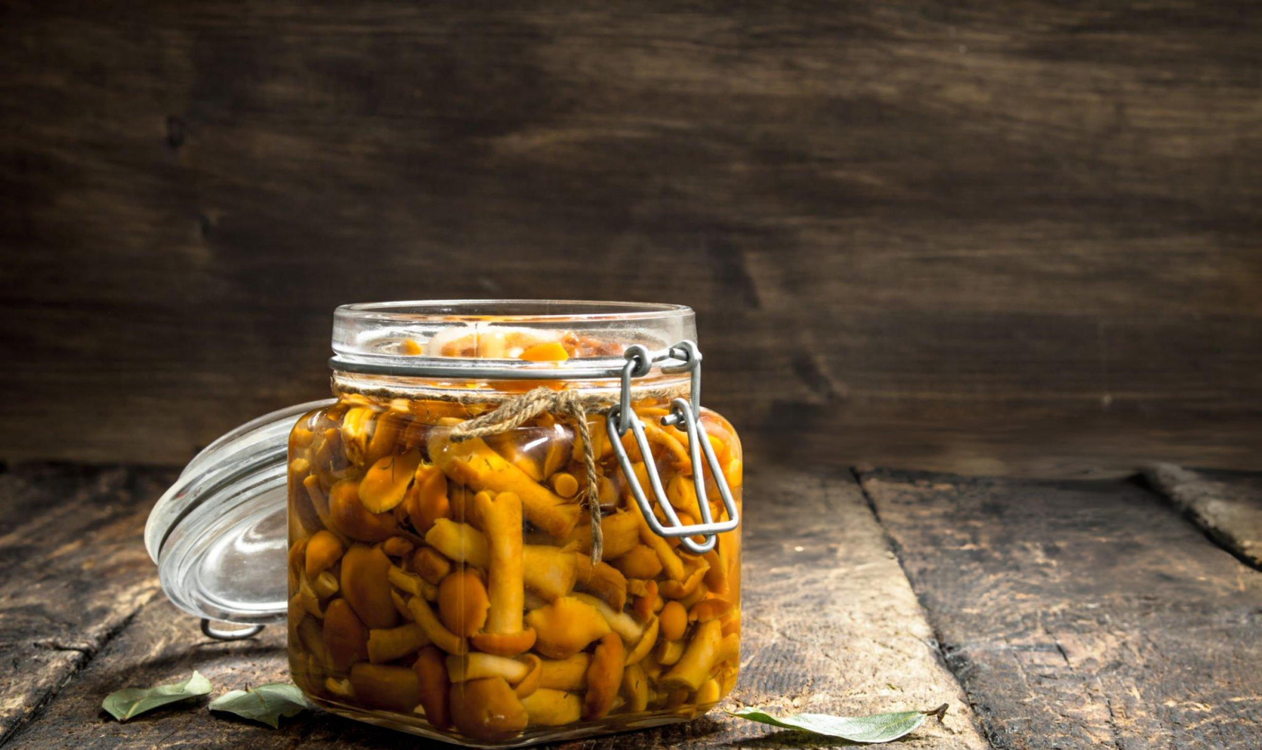 Mushroom Pickle Traditional Kerala Style