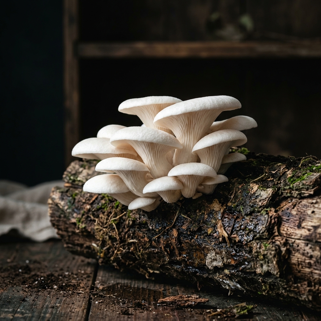 Fresh Organic White Oyster Mushrooms Thrissur Kerala